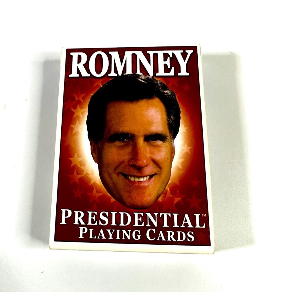 Mitt Romney for President Collector Playing Cards | Political Memorabilia